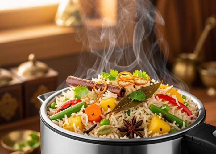 π One-Pot Veg Pulao (Multi Kettle Magic)