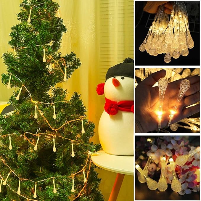 Festival Decorative String Light 4 mtr/ 14 LED Lights ( Water Drop)