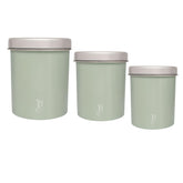 3-Piece Premium Kitchen Canister Set | Airtight Storage for Tea, Coffee, Spices & More