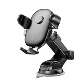 Flixx Car Mobile Holder, 360° Rotatable Phone Mount with Quick Release, One-Hand Operation & Scratch-Free Silicone Padding