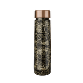 Pure Copper Elegant 1000 ml Premium Coated Water Bottles (Gold Black Abstract, 1000 Ml)