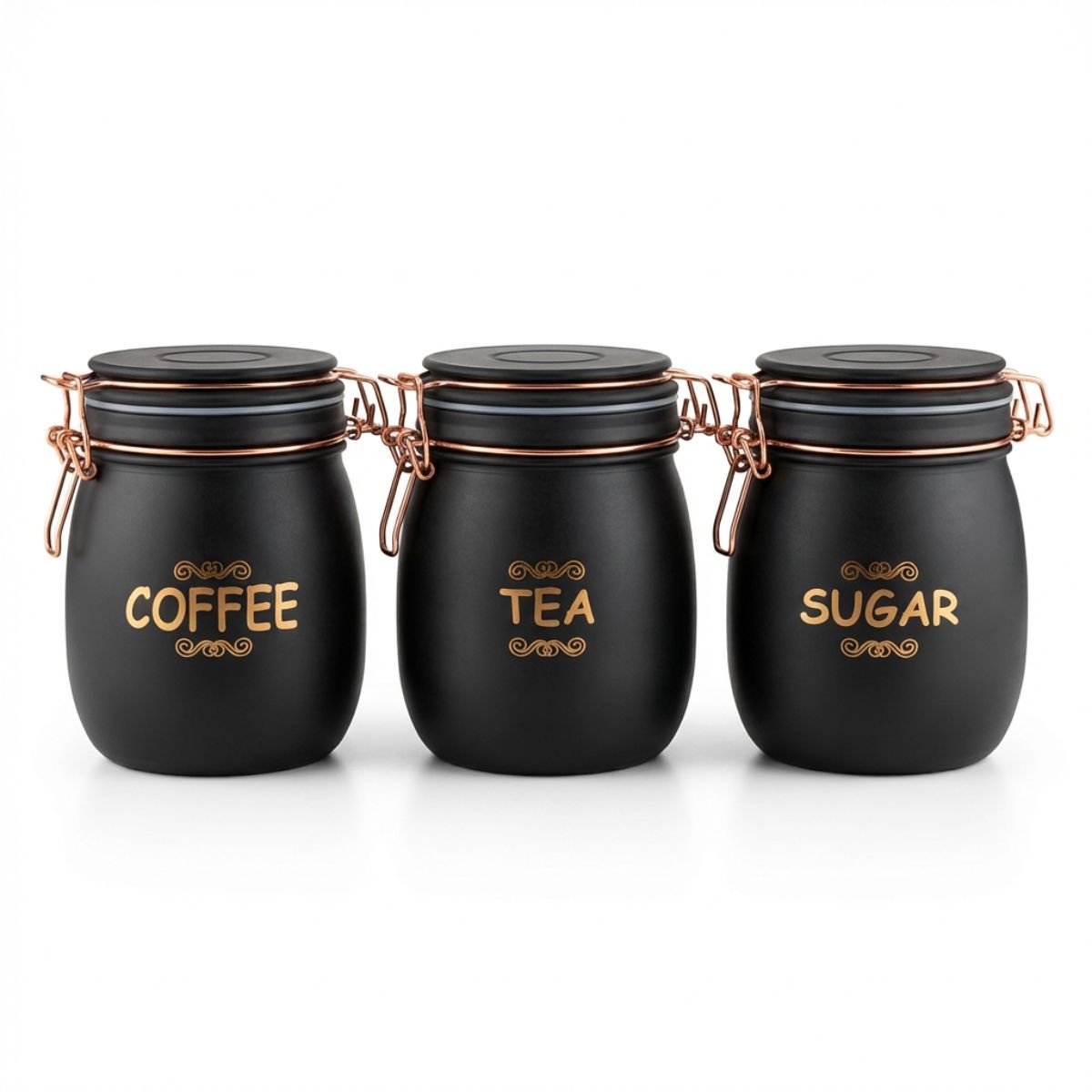 air tight camping tea coffee sugar containers