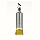 Premium 500ml Oil Dispenser Bottle – Stainless Steel & Food Grade Glass | Leakproof Spout | Modern Kitchen Accessory