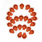 Water Sensor Eco-Friendly Led Diyas Candle E-Diya, Decoration Diwali Lights (Pack of 24)