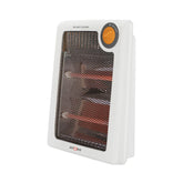 Portable Quartz Heater with Safety Grill, Dual Power Modes (400W/800W), Silent Operation