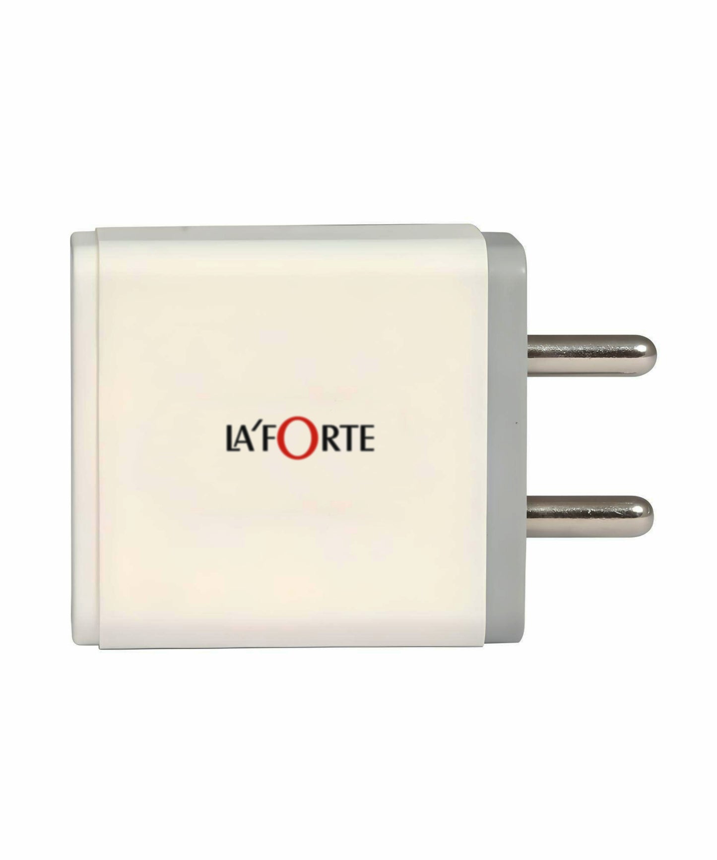 La' Forte Mobile Wall Charger with Dual USB Output (2.1 Amp, White)