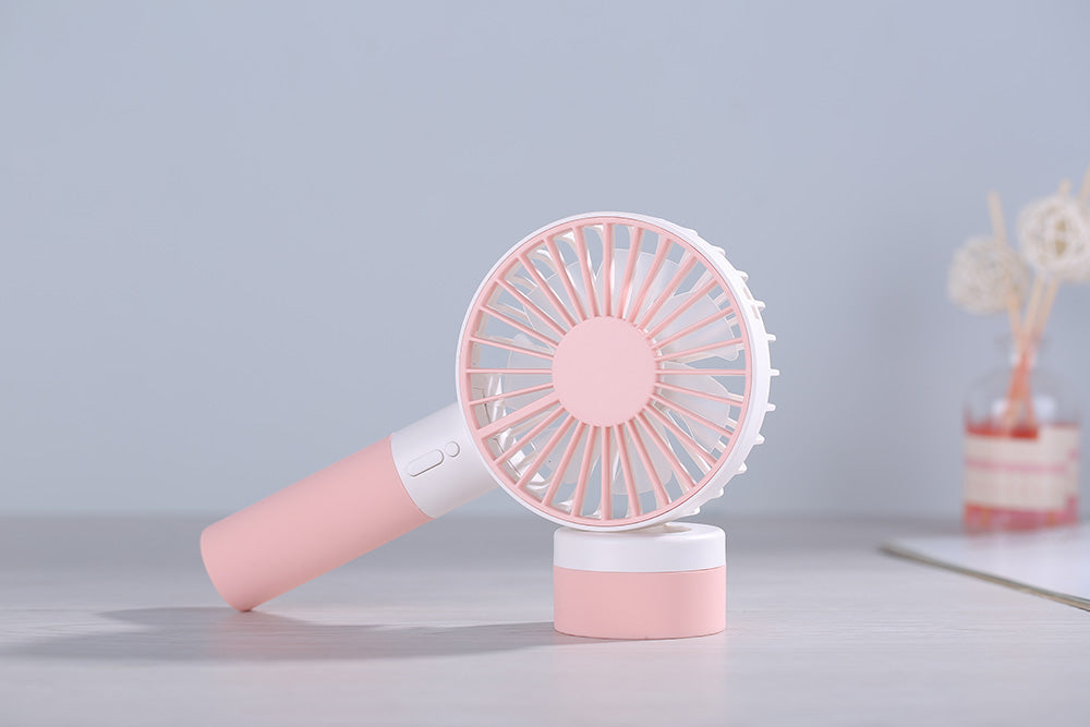 La Forte Portable USB/Battery Fan Stand & Handheld Fan
