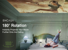 Encasa HY300 Smart Projector | 1080p | 5G WiFi | Bluetooth