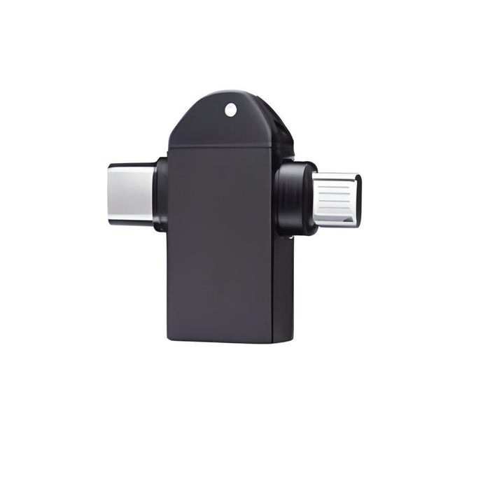 Flixx 2-in-1 OTG Adapter with Micro USB & Type-C Ports