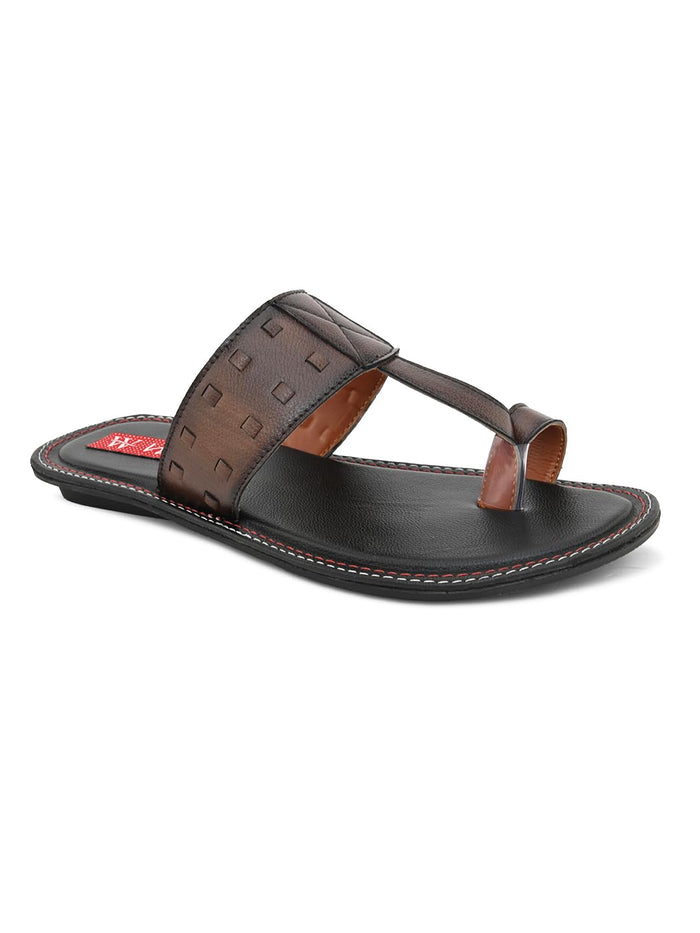 Zuuvo Heritage Stride KOLHAPURI Trendy Men's slippers | Sandal | Durable | Ethnic | Causal Wear | 2 Color option Sandal