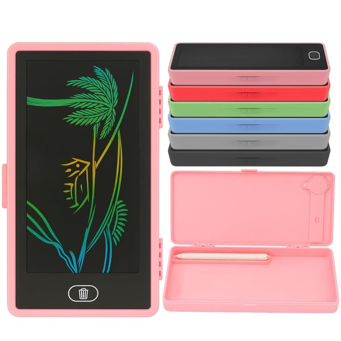 Flixx  2-in-1 Pencil Case with LCD Writing Pad for Kids