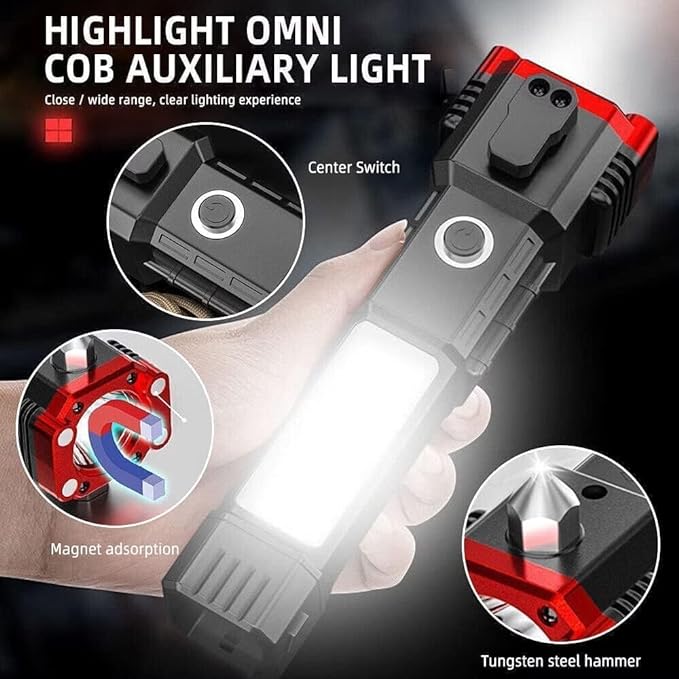 Rechargeable 3W LED Flash Light Torch