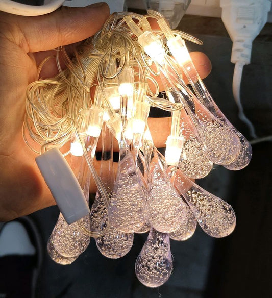 Festival Decorative String Light 4 mtr/ 14 LED Lights ( Water Drop)