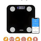 LA FORTE Smart Digital Weighing Scale,  Measure 12 Body Metrics, Bluetooth & App Connectivity
