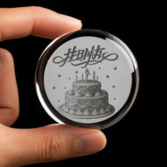 FLIXX 3D Crystal Ball Night Lamp | Warm LED Glow | USB Powered | Engraved K9 Crystal with Wooden Base | Romantic Gift for Bedroom, Home Décor, Anniversary & Gifting