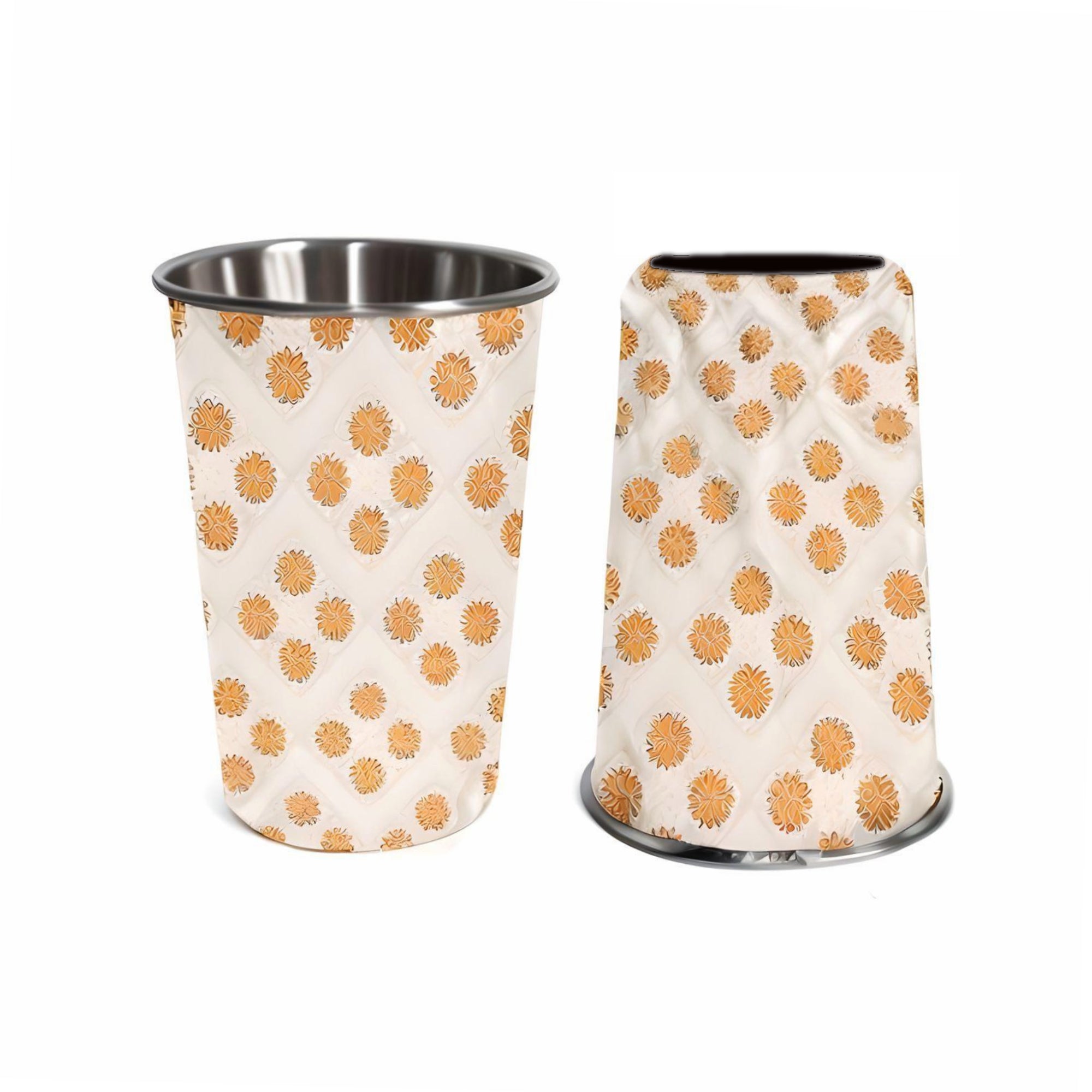 LA' FORTE Premium Stainless Steel Bottle & 02 Tumbler Set ( Water Bottle X 1000 ml ; 02 Glasses X 250 ml each)