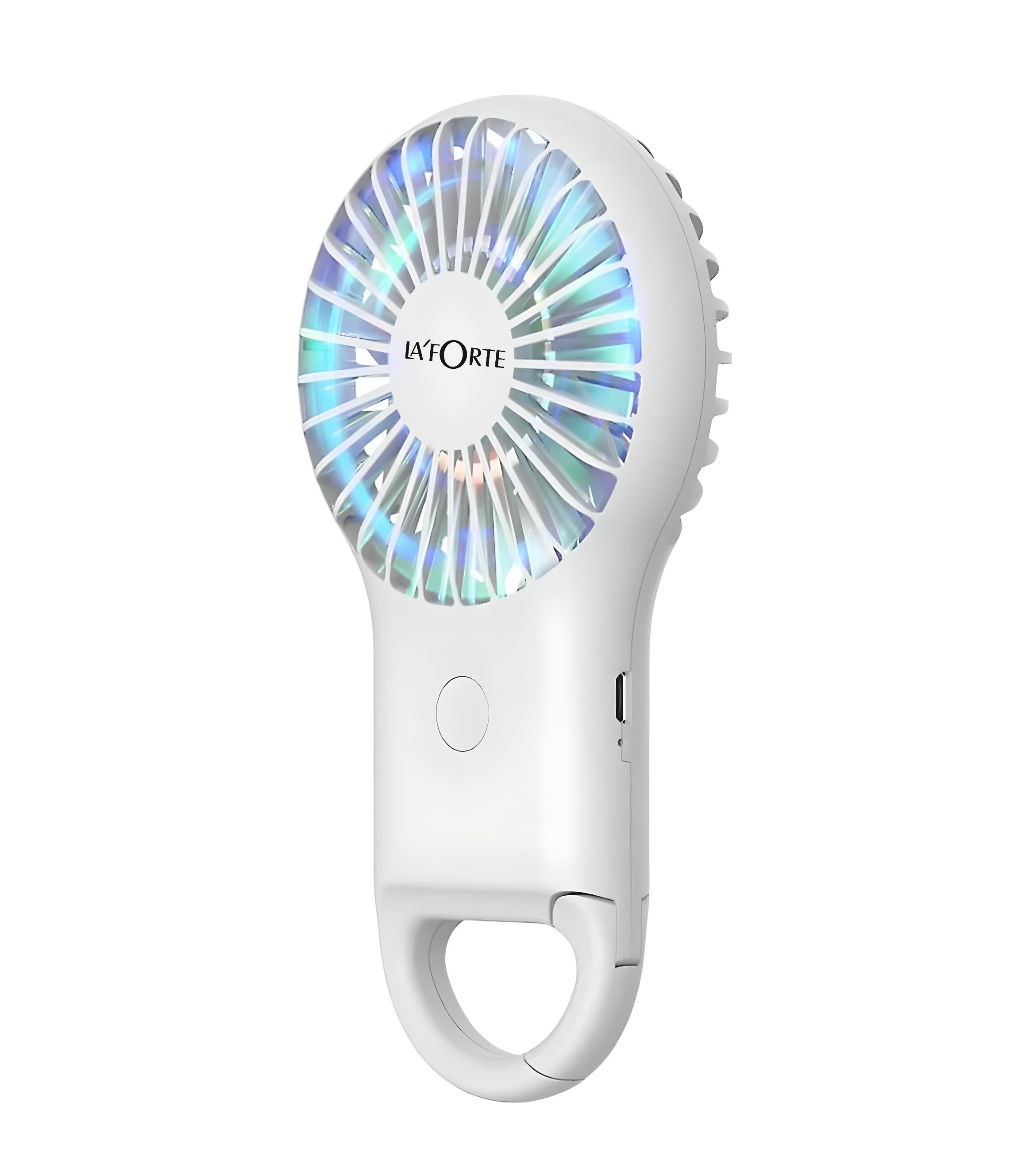 LA' FORTE Hook Air Handheld Portable Rechargeable Fan