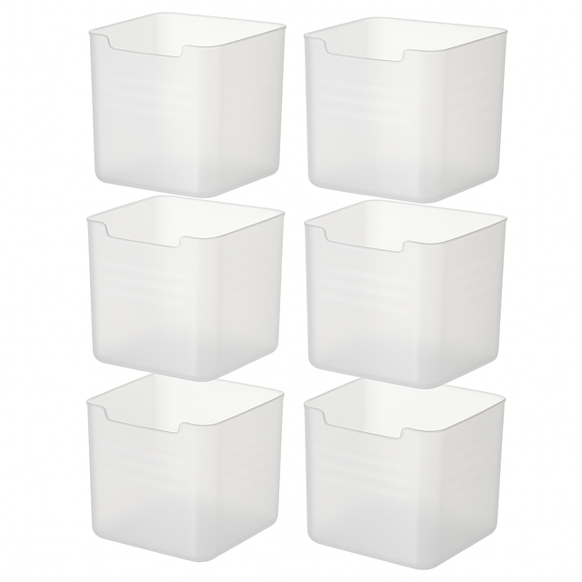 Spring by LA' FORTE 6-Piece Frosted Multipurpose Container Set