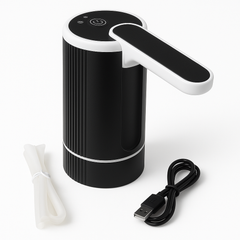 Rechargeable Automatic Water Dispenser Pump with 1200mAh Battery – Fits Standard Water Bottles – One-Touch Operation | USB Charging