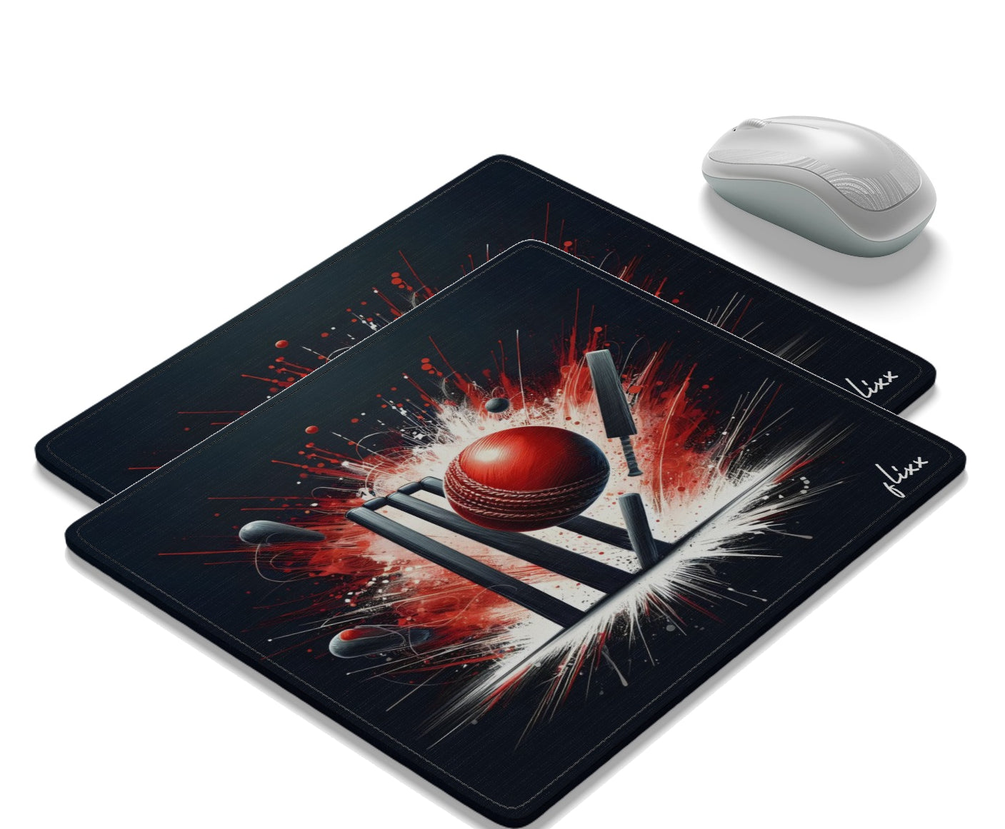 Flixx Computer Laptop Non-Slip Rubber Mousepad (3 mm ) Clean Bowled
