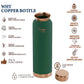 LA'FORTE Copper Water Bottle, Pure, 1000 ml