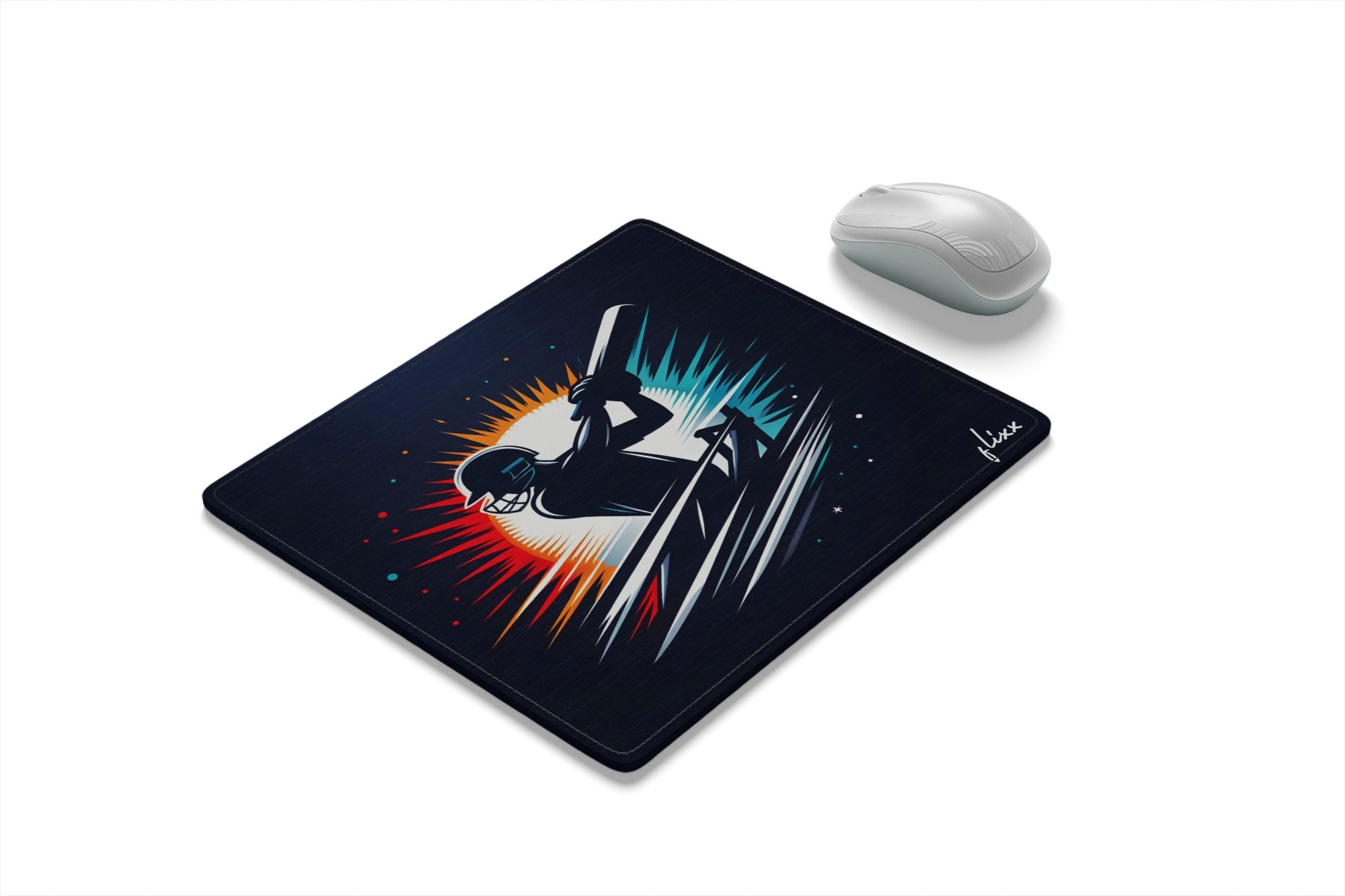 Flixx Computer Laptop Non-Slip Rubber Mousepad Power Shot (3 mm