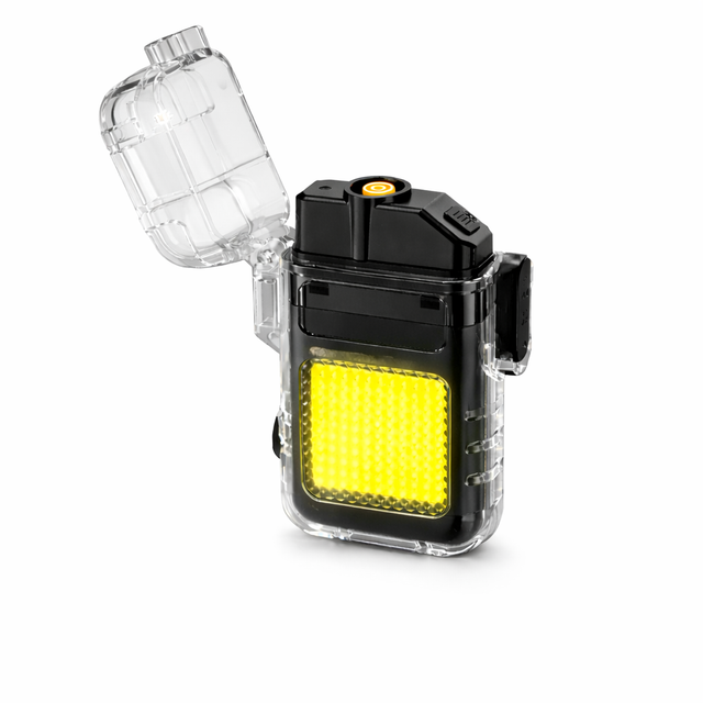 Flixx 2-in-1 Electric Coil Lighter with COB Flashlight