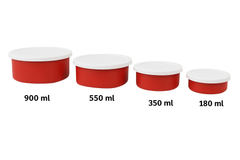 LA'FORTE Stainless Steel Utility Container - 800 ml, 550 ml, 350 ml, 180 ml