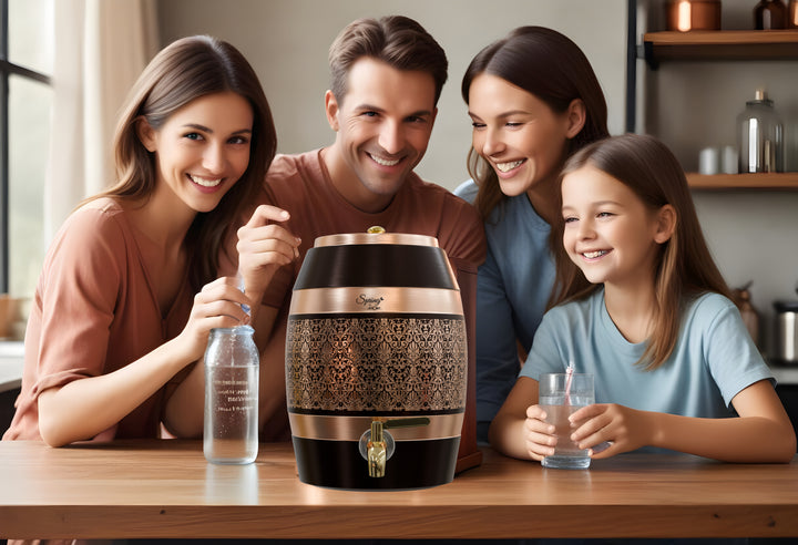 Pure Copper Decorative Water Tank - 5 Liters – LA'FORTE