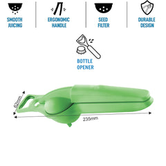 LA' FORTE Lemon Squeezer (2 in 1) and Knife Set Combo