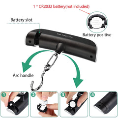Premium Digital Luggage Scale – 50kg/110lb with LCD Display, Auto Lock, Tare, & Temperature Sensor