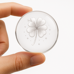 FLIXX 3D Crystal Ball Night Lamp | Warm LED Glow | USB Powered | Engraved K9 Crystal with Wooden Base | Romantic Gift for Bedroom, Home Décor, Anniversary & Gifting