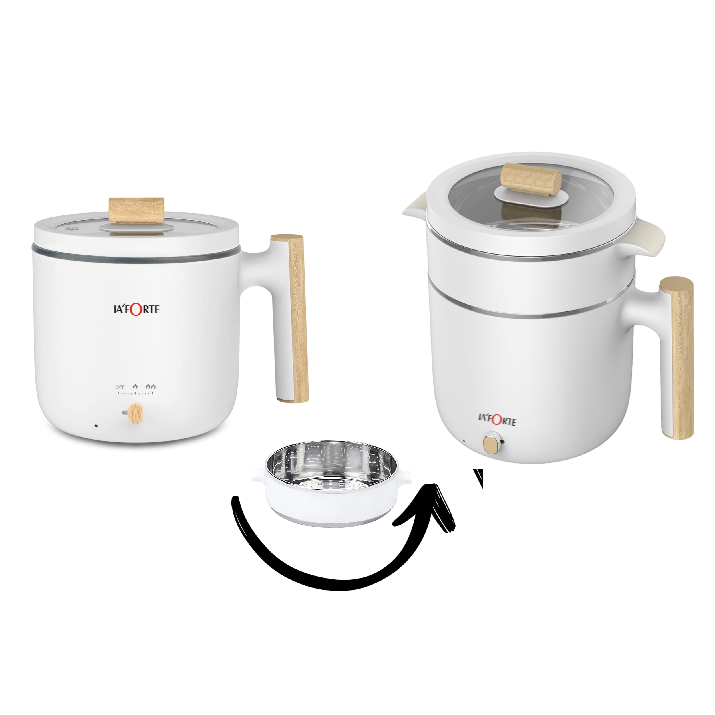 Multi cook kettle with hot sale attachment