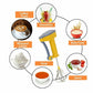 Manual Hand Blender 02 Pcs Pack (Random Color Supply as per availability)