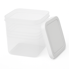 6-Piece 1200ml Airtight Kitchen & Fridge Storage Container Set with Leak-Proof Lids – BPA-Free, Stackable & Freezer Safe