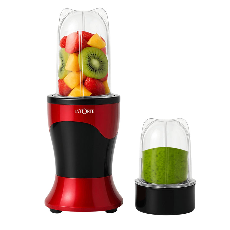 LA' FORTE CLAIR 400W Mini Mixer Grinder – 2 Jars – front product view