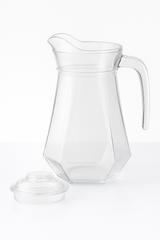 LA’ FORTE Premium Glass Water Jug with Lid | Lead-Free Borosilicate Glass Pitcher for Hot & Cold Beverages | Available in 3 Elegant Designs (1 L / 1.3 L)