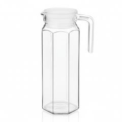 LA’ FORTE Premium Glass Water Jug with Lid | Lead-Free Borosilicate Glass Pitcher for Hot & Cold Beverages | Available in 3 Elegant Designs (1 L / 1.3 L)