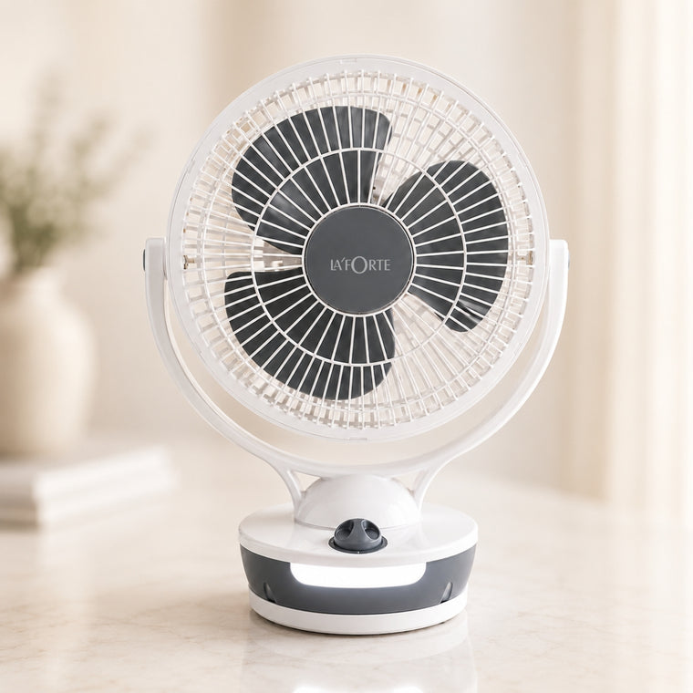 LA’ FORTE Aeris 300 High Speed Table Fan with LED Light