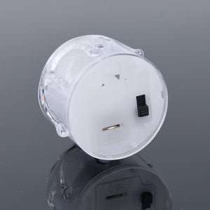LED Tea Lights Candle (Diwali Diya) – Flameless, Crystal Design, Battery-Operated-6 Pcs