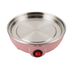 LA' FORTE 3-in-1 Electric Egg Boiler | Boil, Fry & Steam | 7 Egg Capacity | Peach Color | 350W | Auto Cut-Off | Compact Cooker for Kitchen, Travel & Hostel Use