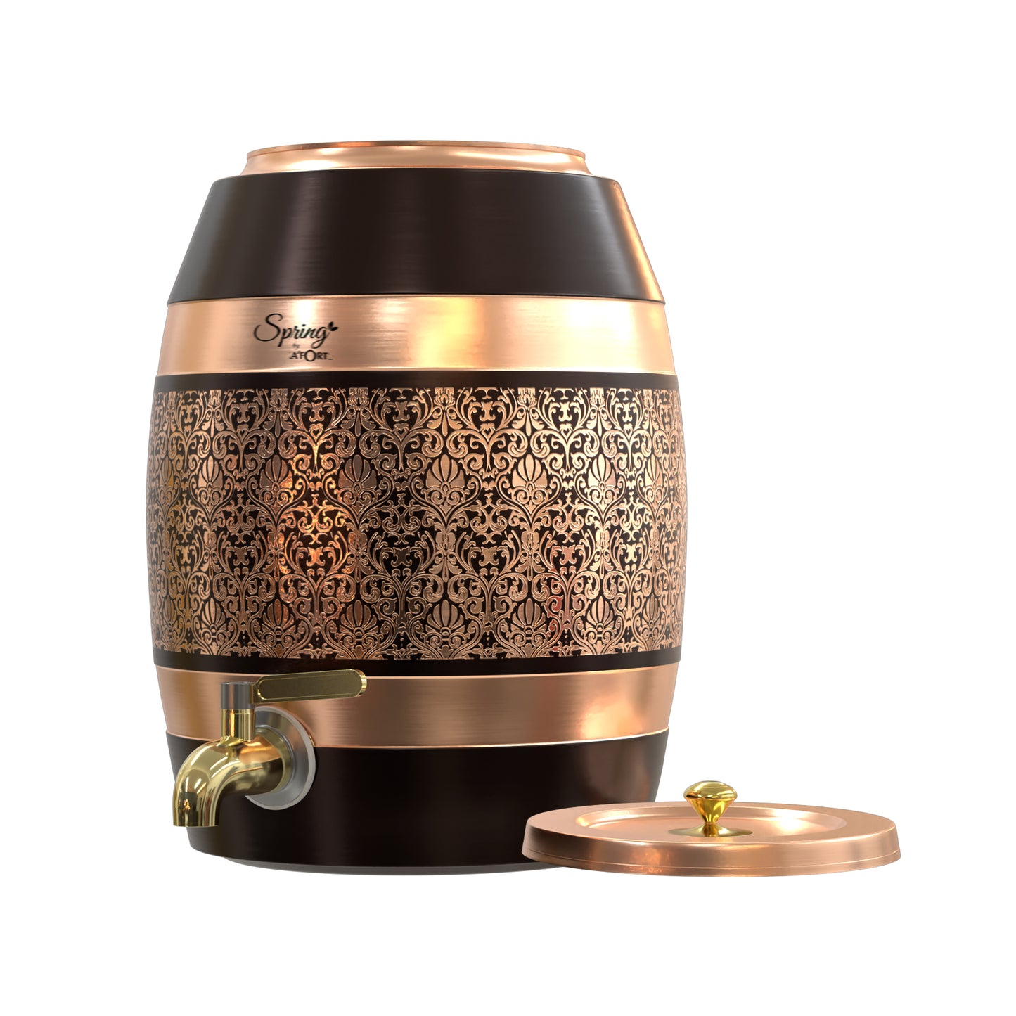 Pure Copper Decorative Water Tank - 5 Liters