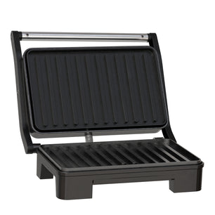 LA' VITE Heavy Duty Panini Grill Sandwich 850W Grill (Silver, Black)