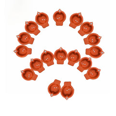 Water Sensor Eco-Friendly Led Diyas Candle E-Diya, Decoration Diwali Lights (Pack of 24)