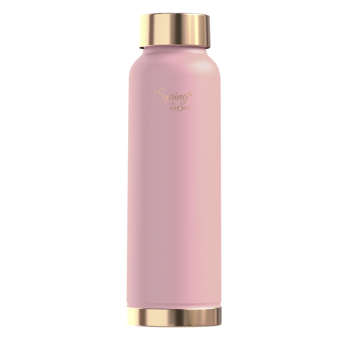 LA'FORTE Copper Water Bottle, Pure, 1000 ml  (Apricot)