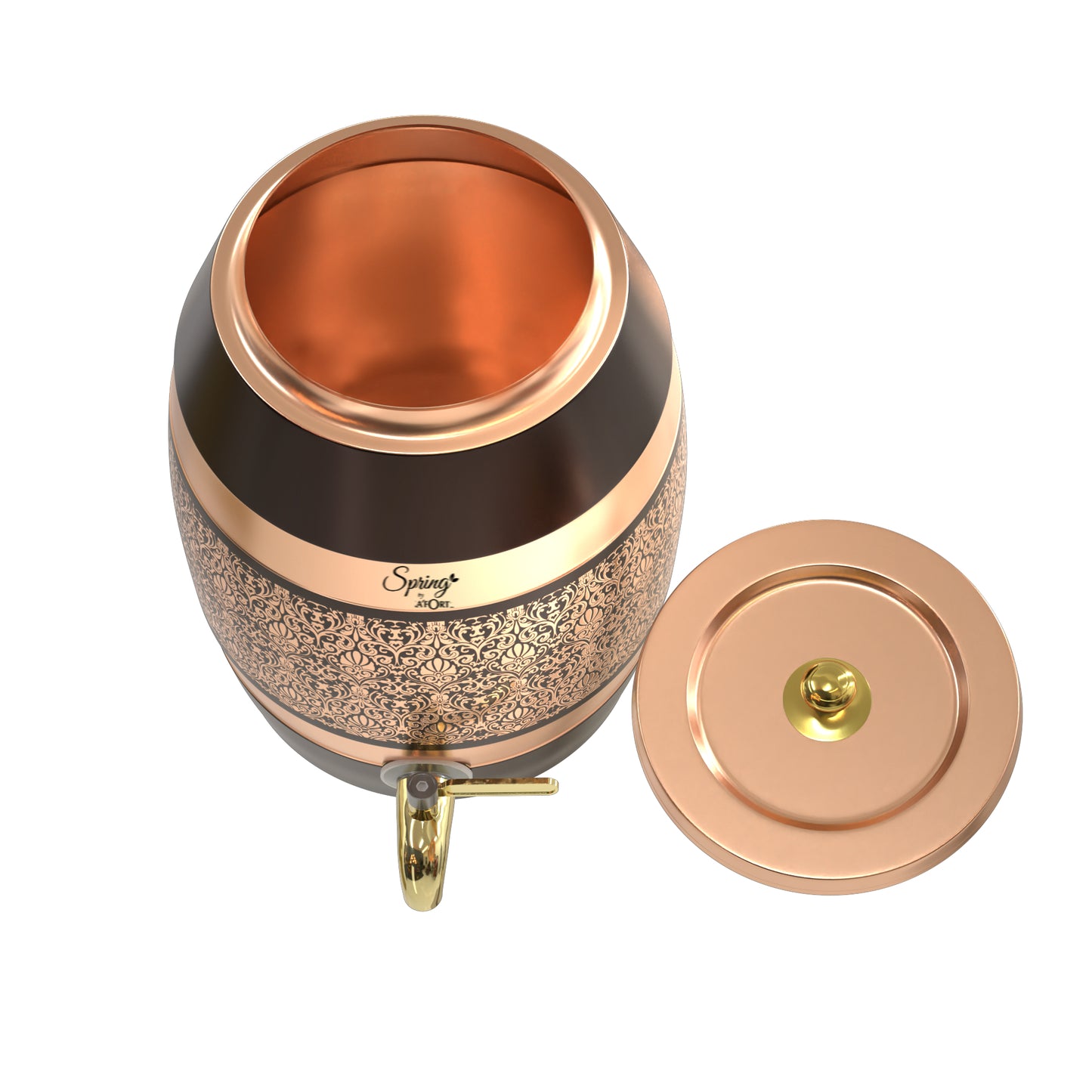 Pure Copper Decorative Water Tank - 5 Liters