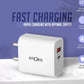 LA'FORTE 30W QCPD 3.0 Dual Port Wall Charger for Ultra Fast Charging