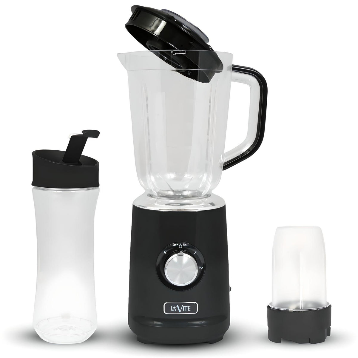 LA' VITE Revant 300W Mixer Grinder – 3 Jars – front product view