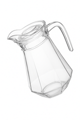 LA’ FORTE Premium Glass Water Jug with Lid | Lead-Free Borosilicate Glass Pitcher for Hot & Cold Beverages | Available in 3 Elegant Designs (1 L / 1.3 L)
