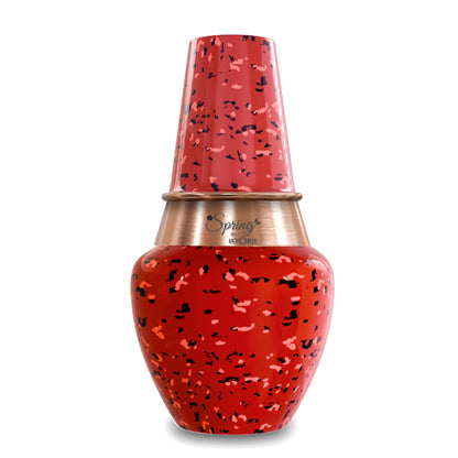 LA'FORTE  Copper Bottle Venus Jar 1400 ml (Ruby Red)